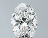 Lab-Grown 2.23 Carat Oval Shape Diamond color F Clarity VVS2, precious stones, engagement diamonds