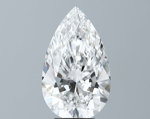 Lab-Grown 4.79 Carat Pear Shape Diamond color E Clarity VS1, precious stones, engagement diamonds