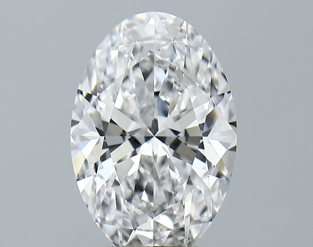 Lab-Grown 3.77 Carat Oval Shape Diamond color D Clarity VS1, precious stones, engagement diamonds