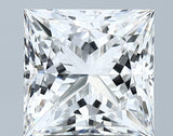 Lab-Grown 3.26 Carat Princess Cut Diamond color D Clarity VVS2 With GIA Certificate, precious stones, engagement diamonds