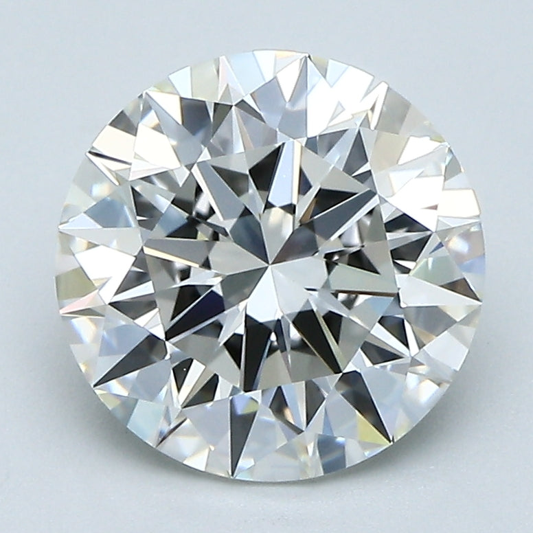 2.85 Carat Round Brilliant Natural Mined Diamond H Color VVS2 Clarity With GIA Certificate, natural diamonds, precious stones, engagement diamonds