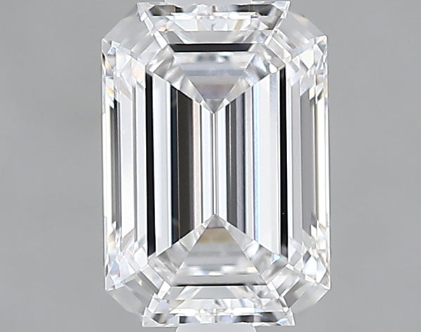 Lab-Grown 1.26 Carat Emerald Cut Diamond color E Clarity VVS1 With GIA Certificate, precious stones, engagement diamonds