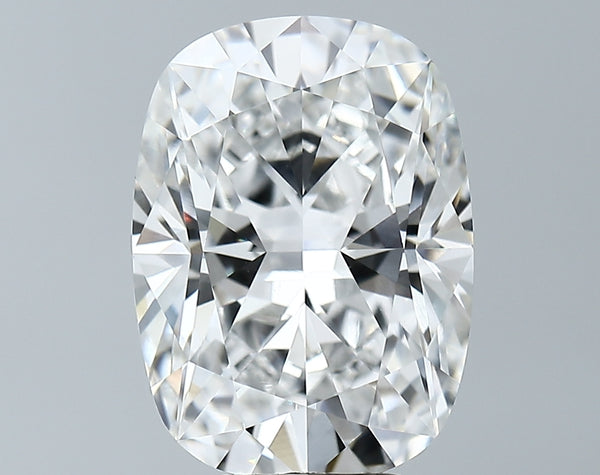 Lab-Grown 5.38 Carat Cushion Brilliant Diamond color E Clarity VVS2 With GIA Certificate, precious stones, engagement diamonds