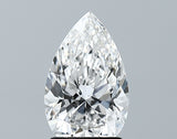 Lab-Grown 1.82 Carat Pear Shape Diamond color F Clarity VVS1 With GIA Certificate, precious stones, engagement diamonds