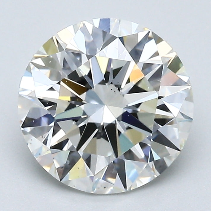 2.06 Carat Round Brilliant Natural Mined Diamond I Color SI1 Clarity With GIA Certificate, natural diamonds, precious stones, engagement diamonds