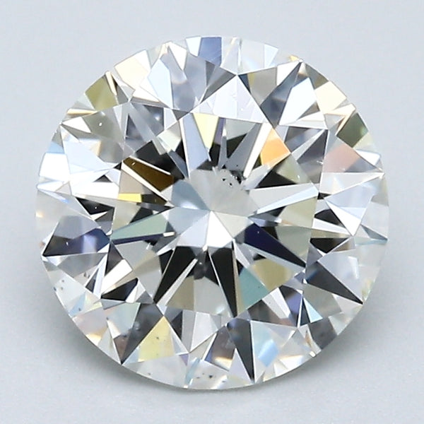 2.06 Carat Round Brilliant Natural Mined Diamond I Color SI1 Clarity With GIA Certificate, natural diamonds, precious stones, engagement diamonds