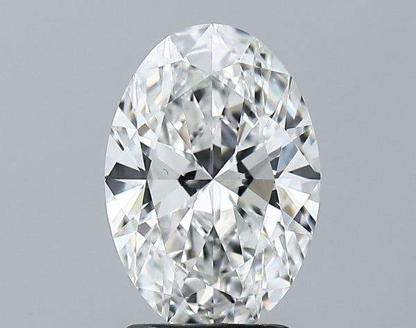 Lab-Grown 2.07 Carat Oval Shape Diamond color E Clarity VVS2 With GIA Certificate, precious stones, engagement diamonds