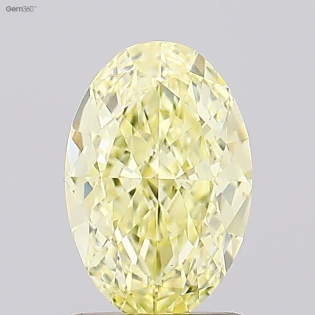 Lab-Grown 1.05 Carat Oval Shape Diamond color FI.YL Clarity VS1, precious stones, engagement diamonds