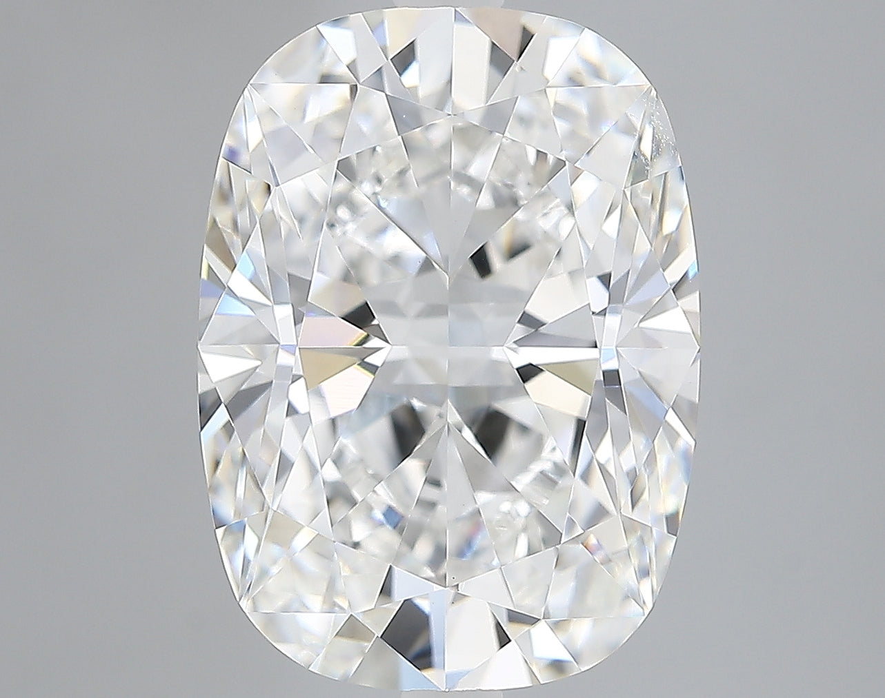 Lab-Grown 5.08 Carat Cushion Brilliant Diamond color E Clarity VVS2, precious stones, engagement diamonds