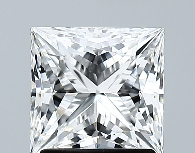 Lab-Grown 1.72 Carat Princess Cut Diamond color E Clarity VS1 With GIA Certificate, precious stones, engagement diamonds