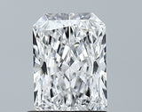 Lab-Grown 1.02 Carat Radiant Cut Diamond color D Clarity VVS2 With GIA Certificate, precious stones, engagement diamonds