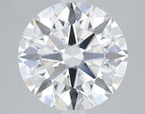 Lab-Grown 2.62 Carat Round Brilliant Diamond color E Clarity VS2 With GIA Certificate, precious stones, engagement diamonds