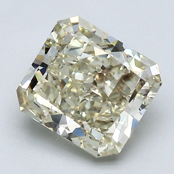 1.74 Carat Radiant Cut Natural Mined Diamond Fancy Light Brownish Yellow Color VS2 Clarity With GIA Certificate, natural diamonds, precious stones, engagement diamonds