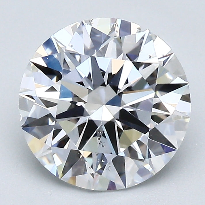2.01 Carat Round Brilliant Natural Mined Diamond D Color SI1 Clarity With GIA Certificate, natural diamonds, precious stones, engagement diamonds