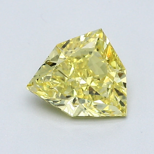 0.75 Carat Kite Shape Natural Mined Diamond Fancy Intense Fancy Yellow Color VS2 Clarity With GIA Certificate, natural diamonds, precious stones, engagement diamonds