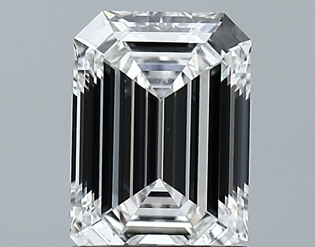 Lab-Grown 1.31 Carat Emerald Cut Diamond color E Clarity VVS2 With GIA Certificate, precious stones, engagement diamonds