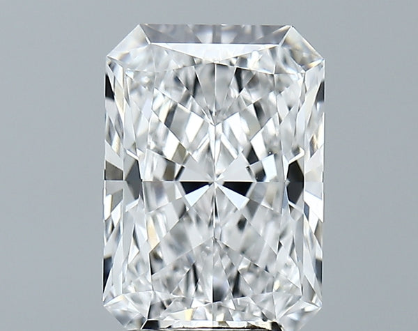 Lab-Grown 2.56 Carat Radiant Cut Diamond color D Clarity VVS2 With GIA Certificate, precious stones, engagement diamonds
