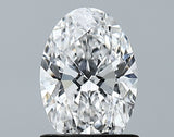 Lab-Grown 1.04 Carat Oval Shape Diamond color D Clarity VVS2 With GIA Certificate, precious stones, engagement diamonds