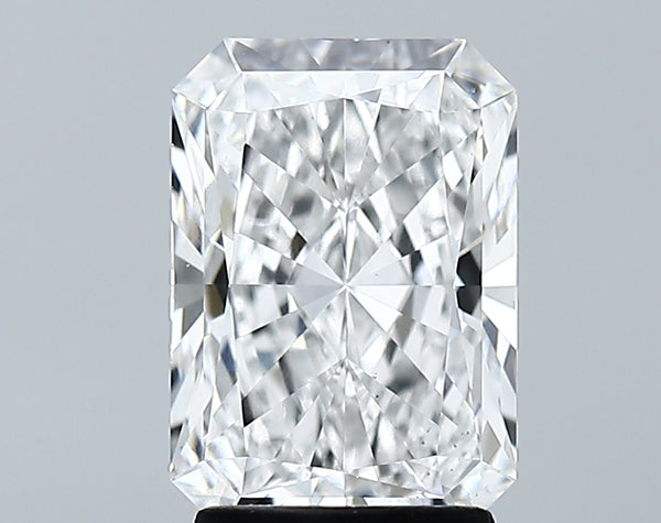 Lab-Grown 2.54 Carat Radiant Cut Diamond color E Clarity VS2 With GIA Certificate, precious stones, engagement diamonds
