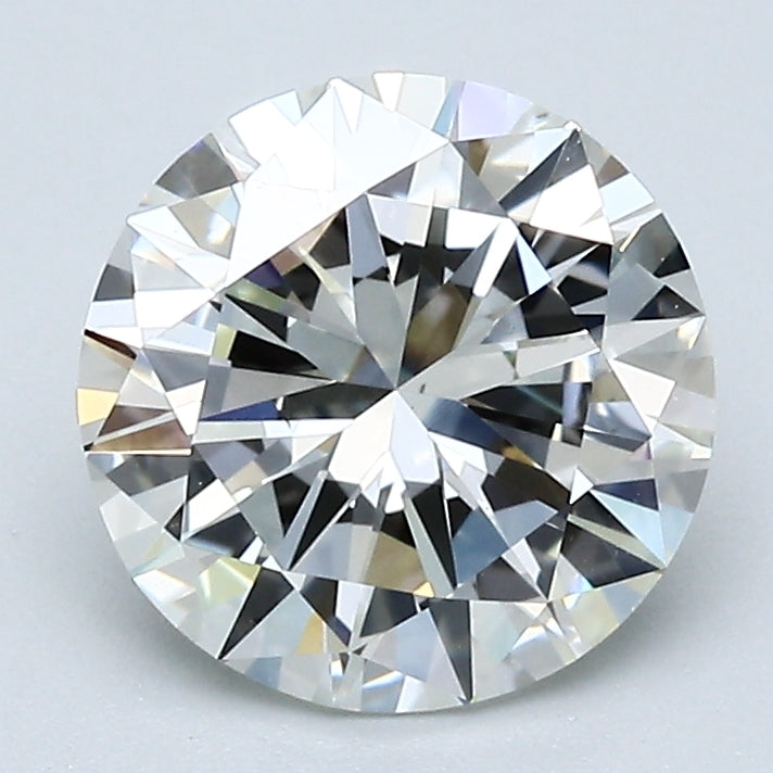 2.01 Carat Round Brilliant Natural Mined Diamond I Color VS1 Clarity With GIA Certificate, natural diamonds, precious stones, engagement diamonds