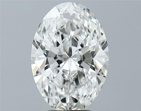 Lab-Grown 3.63 Carat Oval Shape Diamond color E Clarity VVS2, precious stones, engagement diamonds