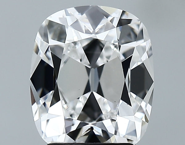 Lab-Grown 3.05 Carat Antique Cushion Cut Diamond color E Clarity VS2 With GIA Certificate, precious stones, engagement diamonds