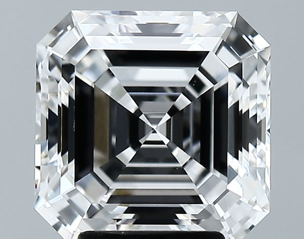 Lab-Grown 4.13 Carat Asscher Cut Diamond color E Clarity VS1 With GIA Certificate, precious stones, engagement diamonds