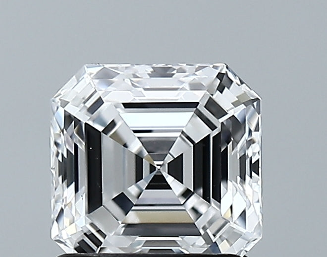 Lab-Grown 1.43 Carat Asscher Cut Diamond color D Clarity VS2 With GIA Certificate, precious stones, engagement diamonds