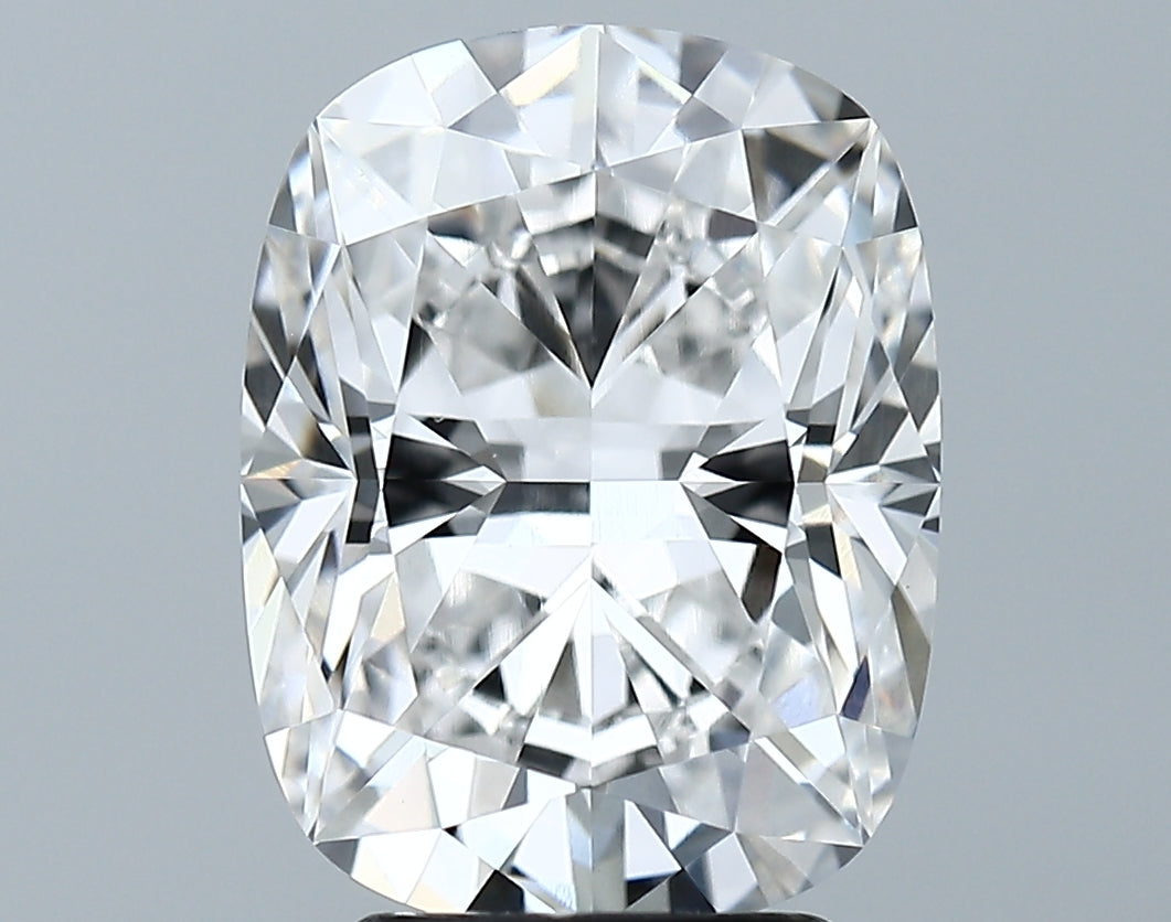 Lab-Grown 3.09 Carat Cushion Modified Brilliant Cut Diamond color E Clarity VS1 With GIA Certificate, precious stones, engagement diamonds