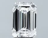 Lab-Grown 2.33 Carat Emerald Cut Diamond color E Clarity VS2 With GIA Certificate, precious stones, engagement diamonds