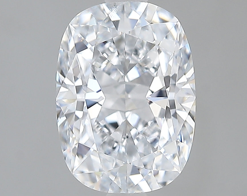 Lab-Grown 1.57 Carat Cushion Brilliant Diamond color D Clarity VVS2, precious stones, engagement diamonds