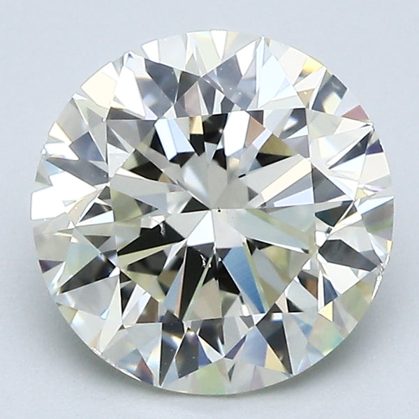 2.57 Carat Round Brilliant Natural Mined Diamond M Color VS1 Clarity With GIA Certificate, natural diamonds, precious stones, engagement diamonds