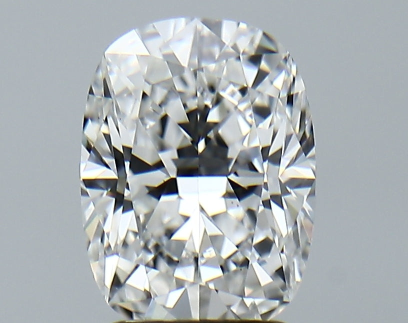 Lab-Grown 2.28 Carat Cushion Brilliant Diamond color E Clarity VS1, precious stones, engagement diamonds