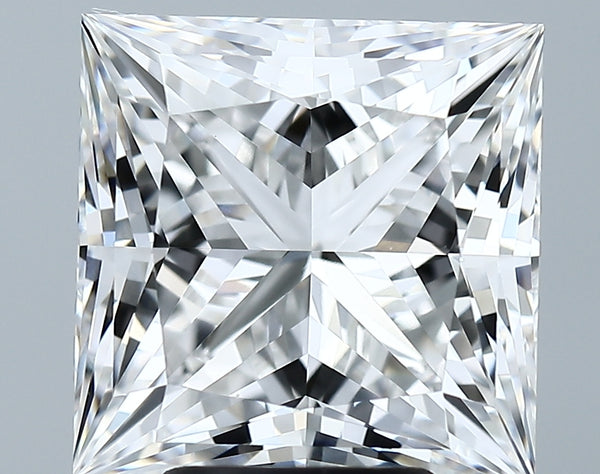 Lab-Grown 5.10 Carat Princess Cut Diamond color F Clarity VVS2 With GIA Certificate, precious stones, engagement diamonds