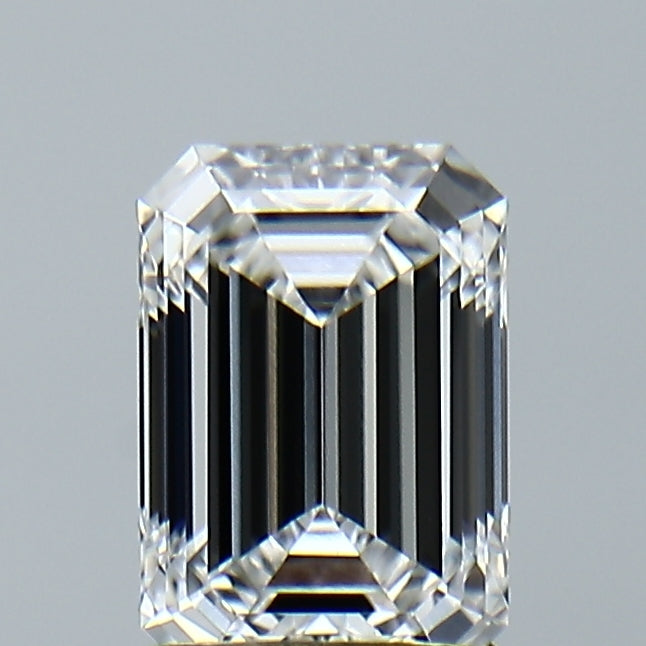 Lab-Grown 1.54 Carat Emerald Cut Diamond color D Clarity VVS2, precious stones, engagement diamonds