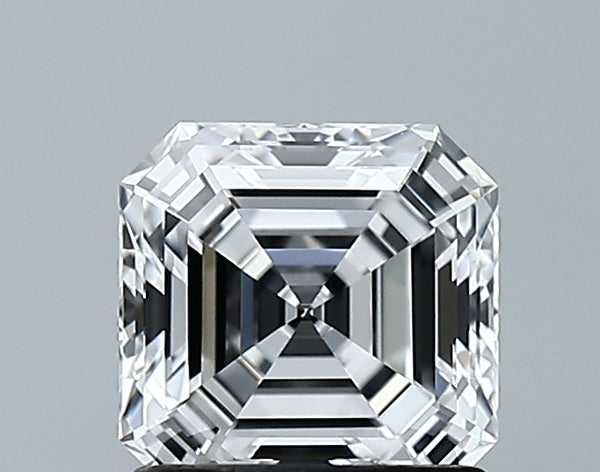 Lab-Grown 1.23 Carat Asscher Cut Diamond color D Clarity VS1 With GIA Certificate, precious stones, engagement diamonds