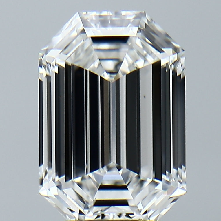 Lab-Grown 3.51 Carat Emerald Cut Diamond color E Clarity VVS2, precious stones, engagement diamonds