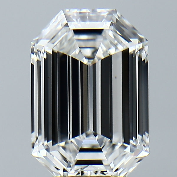 Lab-Grown 3.51 Carat Emerald Cut Diamond color E Clarity VVS2, precious stones, engagement diamonds