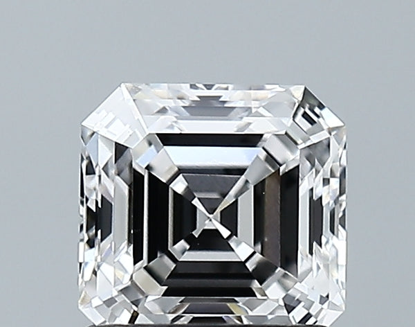 Lab-Grown 1.27 Carat Asscher Cut Diamond color F Clarity VVS1 With GIA Certificate, precious stones, engagement diamonds