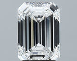 Lab-Grown 2.73 Carat Emerald Cut Diamond color E Clarity VVS2 With GIA Certificate, precious stones, engagement diamonds