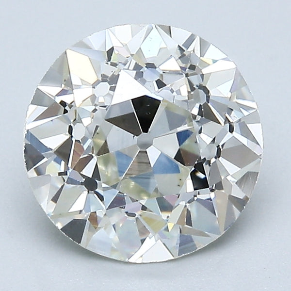 2.46 Carat Old European Cut Vintage Natural Mined Diamond J Color VS2 Clarity With GIA Certificate, natural diamonds, precious stones, engagement diamonds