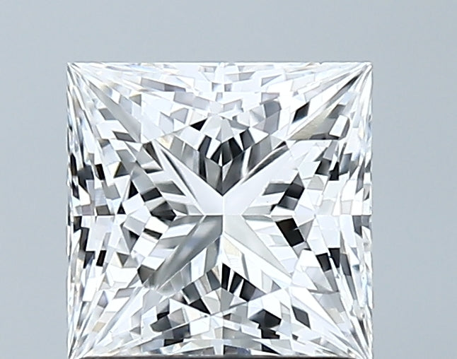 Lab-Grown 1.51 Carat Princess Cut Diamond color D Clarity VVS2 With GIA Certificate, precious stones, engagement diamonds