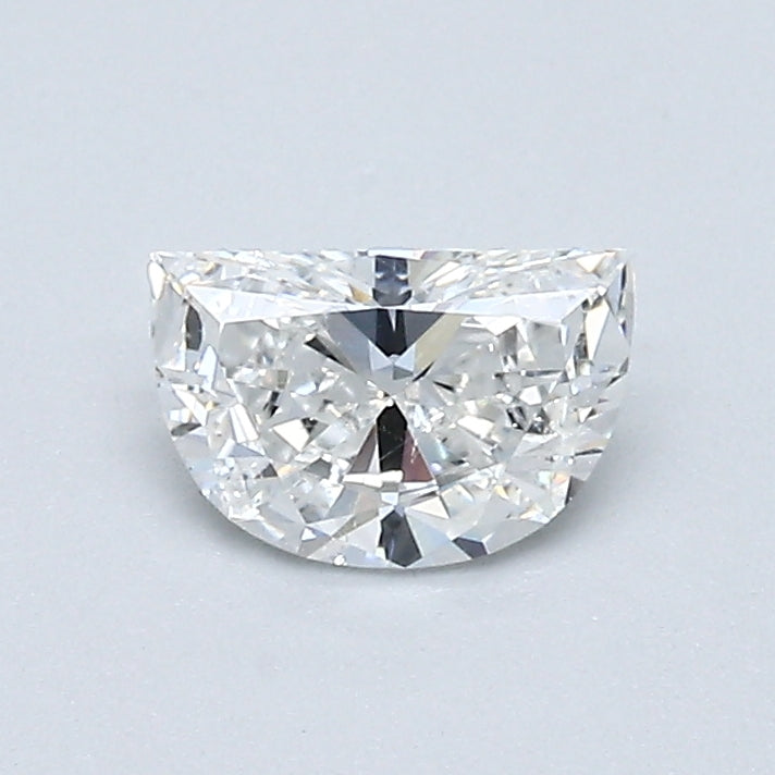 0.46 Carat Half Moon Shape Natural Mined Diamond E Color SI1 Clarity With GIA Certificate, natural diamonds, precious stones, engagement diamonds