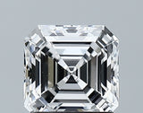 Lab-Grown 1.37 Carat Asscher Cut Diamond color D Clarity VVS1 With GIA Certificate, precious stones, engagement diamonds