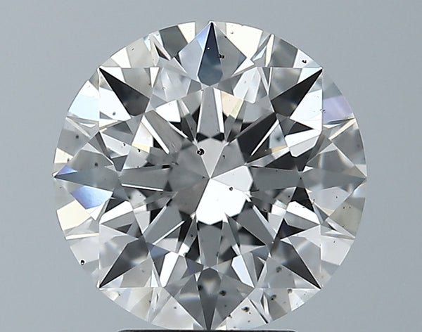 Lab-Grown 3.11 Carat Round Brilliant Diamond color E Clarity SI1 With GIA Certificate, precious stones, engagement diamonds