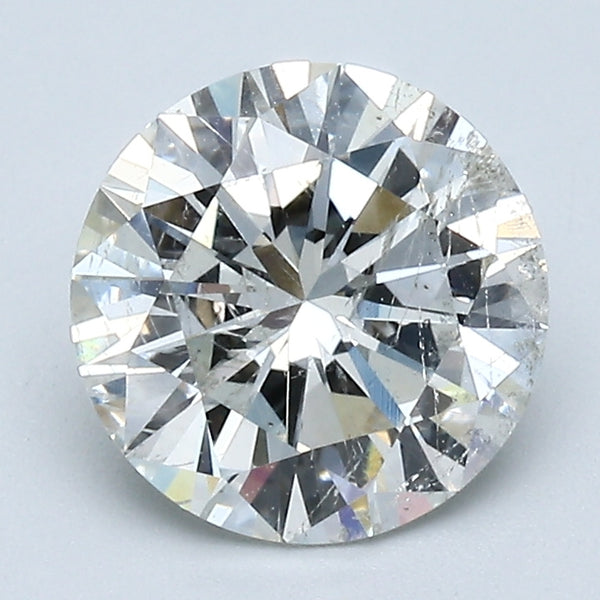 1.83 Carat Round Brilliant Natural Mined Diamond J Color I1 Clarity With GIA Certificate, natural diamonds, precious stones, engagement diamonds