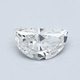 0.48 Carat Half Moon Shape Diamond color D Clarity VS2, natural diamonds, precious stones, engagement diamonds