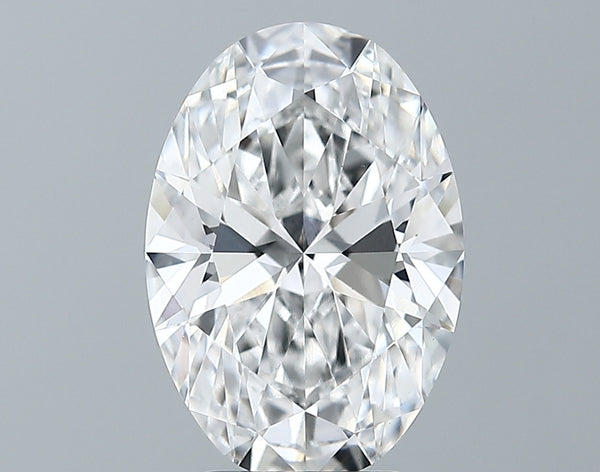 Lab-Grown 3.30 Carat Oval Shape Diamond color E Clarity VVS2, precious stones, engagement diamonds