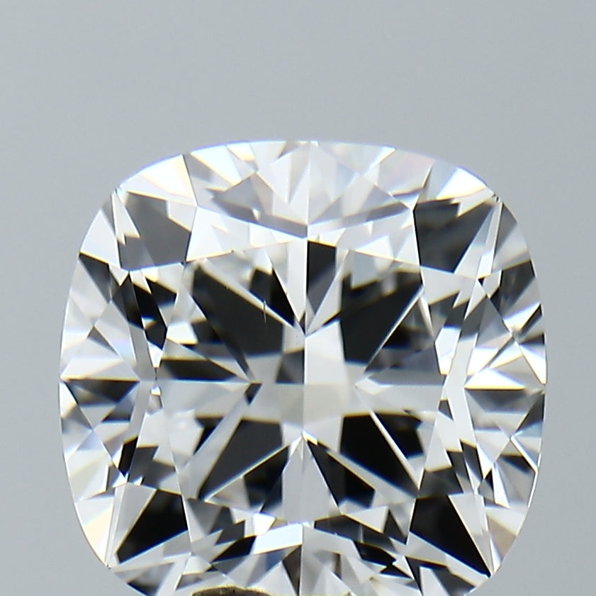 Lab-Grown 5.09 Carat Square Cushion Cut Diamond color E Clarity VVS1, precious stones, engagement diamonds