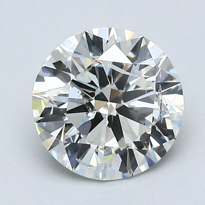 1.53 Ct Round Brilliant Diamond Loose K-I1 with GIA Certificate, natural diamonds, precious stones, engagement diamonds